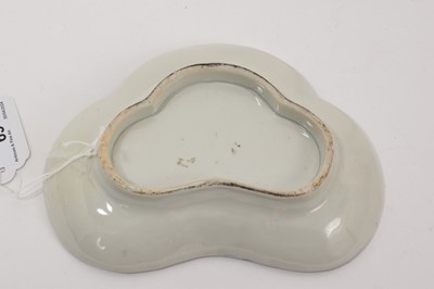 Lot 69 - Japanese porcelain trefoil shaped dish