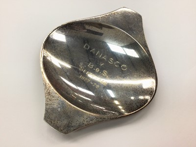 Lot 1099 - Georg Jensen Danish silver pin dish with engraved inscription