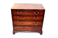 Lot 1428 - Good early George III mahogany crossbanded...