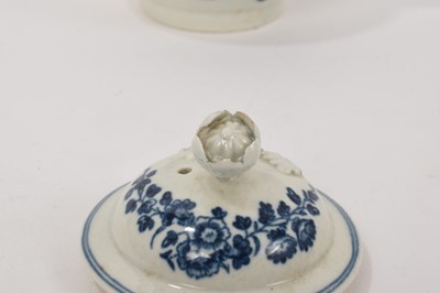 Lot 72 - Caughley blue printed teapot and cover, circa 1780