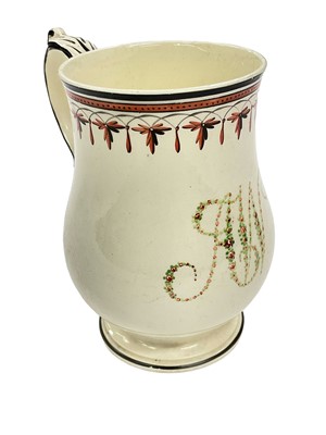 Lot 174 - Wedgwood creamware mug, circa 1790