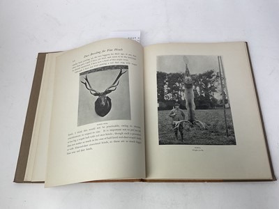 Lot 890 - Deer breeding for Fine Heads by Walter Winans, published by Rowland Ward 1913, with dust jacket