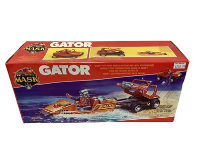 Lot 103 - Kenner Parker (1987) M.A.S.K. Original Series 3 Vehicle Gator Off-Road Vehicle/Hydroplane with action figure Dusty Hayes, in sellotaped box (1)