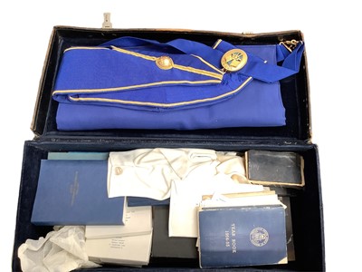 Lot 2499 - Case of Masonic items relating to Colchester lodges, including jewels