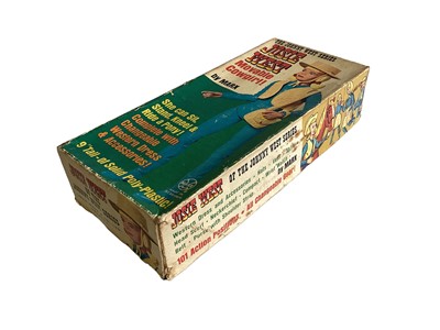 Lot 127 - Marx Toys (c1960's) The Johnny West Series Josie West 9 " Cowgirl action figure, with accessories (watch missing), boxed with assembly sheet 2067A (1)