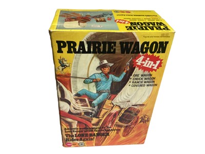 Lot 136 - Marx Toys (c1973) The Lone Ranger Rides Again Prairie Wagon, boxed No.7412 (1)