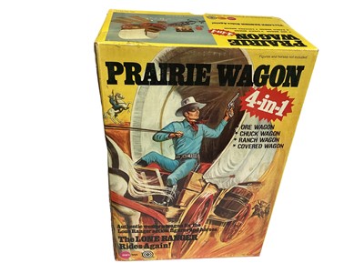 Lot 137 - Marx Toys (c1973) The Lone Ranger Rides Again Prairie Wagon, boxed No.7412 (1)