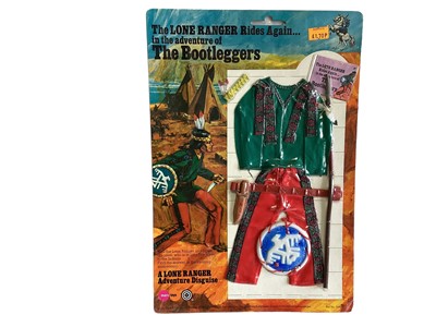 Lot 139 - Marx Toys (c1973) The Lone Ranger Rides Again Outfits including The Broken Horseshoe No.7435/6, The Bootleggers No.7435/2The Gun Runners No.7435/3 (seal split) & De Ontvoerders (Foreign Version sea...