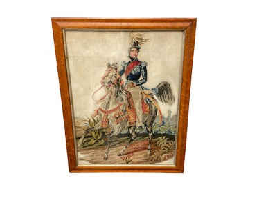 Lot 189 - 19th century Berlin woolwork tapestry picture
