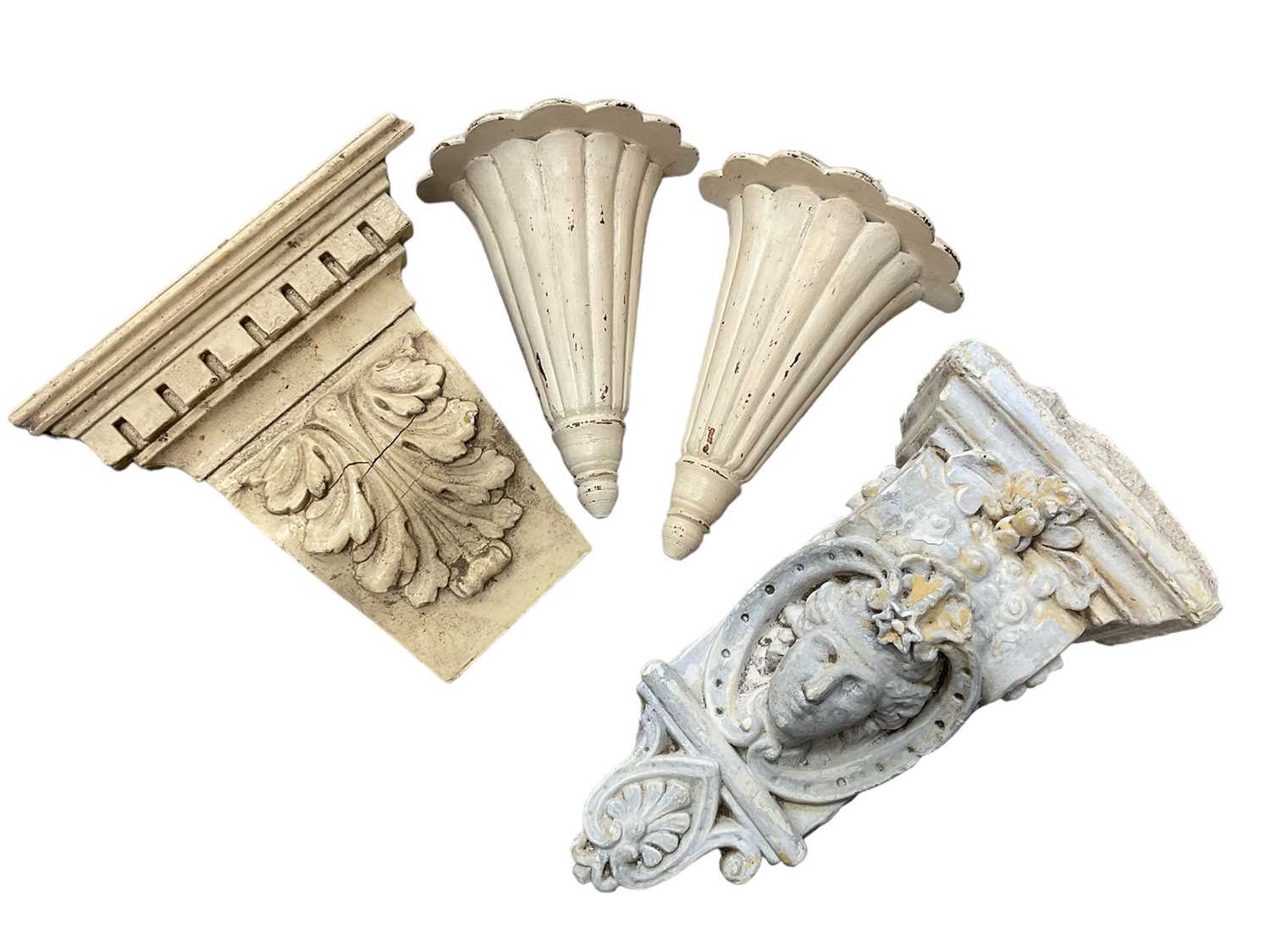 Lot 134 - Four decorative corbels / brackets