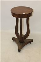 Lot 1453 - 19th century Continental Beidermeier mahogany...