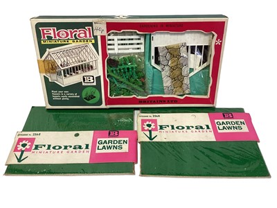 Lot 214 - Britains Floral miniature Garden accessories, boxed (Approx. 50 items)