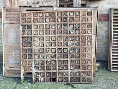 Lot 1289 - Indian carved teak tea house