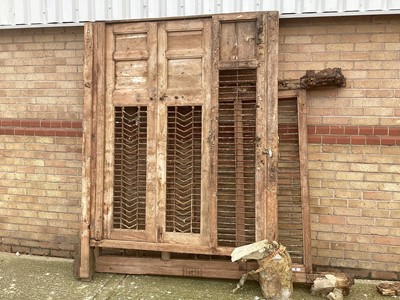 Lot 1289 - Indian carved teak tea house
