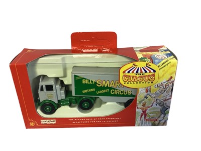 Lot 183 - Lledo OO Gauge Days Gone Limited Edition The Circus Collection diecast vehicles including Scammel tractor with artic low loader & lado No.DG112004 (x3), Scammel Ballast Box with low loader and box...