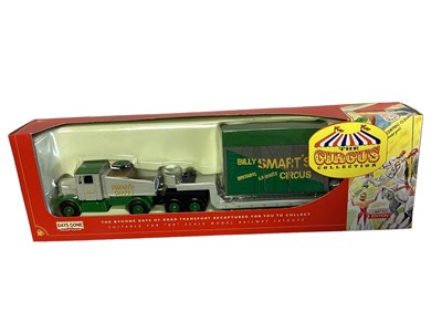 Lot 183 - Lledo OO Gauge Days Gone Limited Edition The Circus Collection diecast vehicles including Scammel tractor with artic low loader & lado No.DG112004 (x3), Scammel Ballast Box with low loader and box...