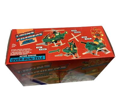 Lot 34 - Hasbro (c1990) Transformers Action Masters Autobot Over-Run Attack Copter/Battle Roller with Zele action figure, boxed No. 5923