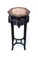 Lot 1471 - Late 19th / early 20th century Chinese carved...