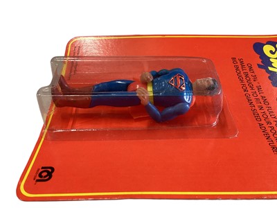 Lot 4 - Mego Corp (c1979) Pocket Super Heroes Superman 4” action figure, on card with bubblepack No.94010 & Star Trek Five Face 3 3/4” action figure , Remco Defenders of Peace Granite US15 & Wonder Woman (4)