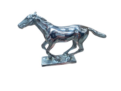 Lot 2152 - Chrome car mascot in the form of a running horse