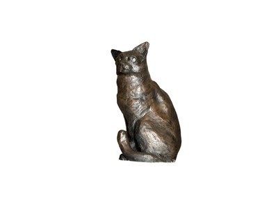 Lot 142 - Bronze resin cat
