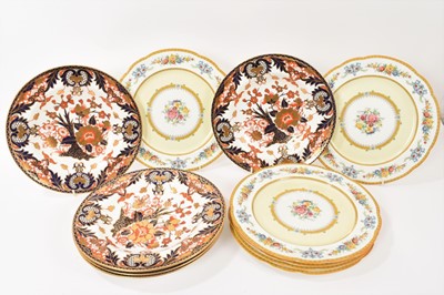 Lot 20 - Set of five Royal Crown Derby King's pattern deep plates, 26cm diameter
