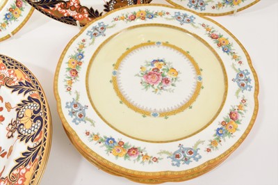 Lot 20 - Set of five Royal Crown Derby King's pattern deep plates, 26cm diameter