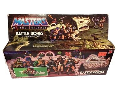 Lot 95 - Mattel Masters of the Universe Battle Bones Collector's Carry Case, unopened box (part of display flap torn) No.9173