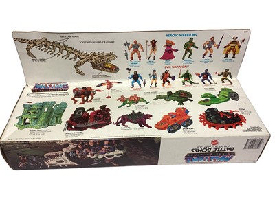Lot 95 - Mattel Masters of the Universe Battle Bones Collector's Carry Case, unopened box (part of display flap torn) No.9173