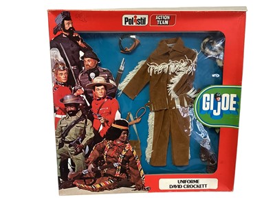 Lot 61 - Polistil (c1975) Hasbro GI Joe Action Team David Crockett Outfit, in frame window box No.44 (1)