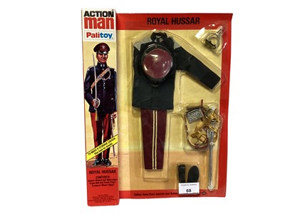 Lot 68 - Palitoy Action Man (1981-1984) Royal Hussar Uniform, in locker box No.34325 (1)