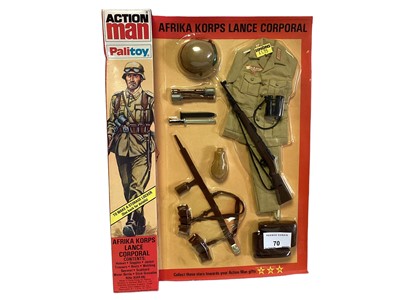 Lot 70 - Palitoy Action Man (1981-1984) Afrika Korps Lance Corporal Uniform, in locker box packaging No.34331 (1)