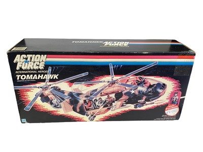 Lot 79 - Hasbro (c1986) Action Force Tomahawk Helicopter with Lift-Ticket Pilot, sealed box No.6822 (1)