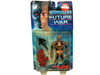 Lot 143 - Kenner (c1993) Terminator 2 Future War Metal-Mash Terminator 5 1/2" action figure, on card with bubblepack No.60213 (1)
