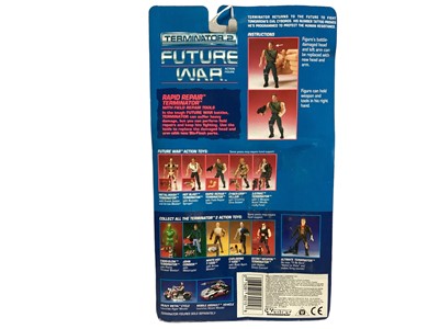 Lot 144 - Kenner (c1993) Terminator 2 Future War Rapid Repair Terminator 5 1/2" action figure, on card with bubblepack No.60215 (1)