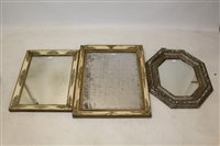 Lot 1497 - Two 19th century gilt gesso graduated wall...