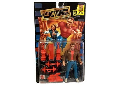 Lot 158 - Mattel (c1993) Last Action Hero Stunt Figure Dynamite Jack Slater, on card with bubblepack No.10669 (1)