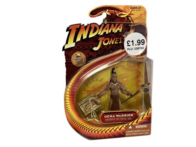 Lot 165 - Hasbro Lucas Films (c2008) Indiana Jones action figures including Indiana Jones, Ucha Warrior, Colonel Dovchenko, German & Russian Soldiers, boxed (5)