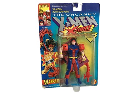 Lot 168 - Toy Biz (c1993) Marvel The Uncanny X Men action figures including Gideon No.4959, Warpath No.4954 & Shatterstar No.4952, plus Xmen Steel Mutants and Marvel Superh...