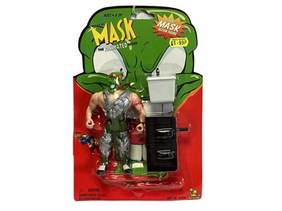 Lot 170 - Toy Island (c1991) Mask Animated Series action figures, on card with bubblepack No.30050 (2)