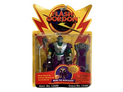 Lot 90 - Selection of action figures including Flash Gordon Ming the Merciless, Atomic Ranger Warrior, Mega Ranger & Spawn(x3) (6)
