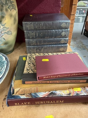 Lot 729 - Folio Society- Blake, Jerusalem, together with other books