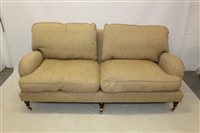 Lot 1513 - Pair of good quality modern three seater sofas,...