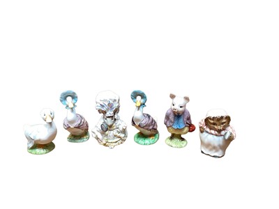 Lot 1134 - Group of nine Beswick Beatrix potter figures and others (12)