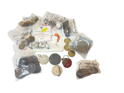 Lot 485 - World - Mixed coinage to include a small quantity of silver & other issues  (Qty)