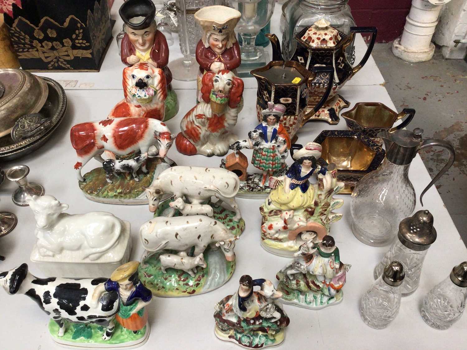 Lot 313 - Collection of 19th century Staffordshire