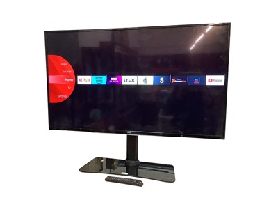 Lot 1 - JVC 49" LED Smart 4K HDR television on stand