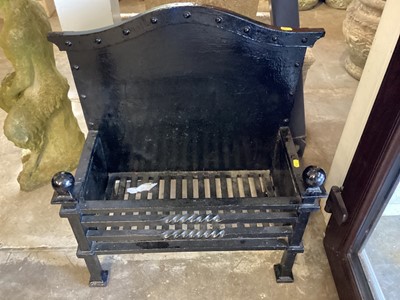 Lot 1422 - Cast iron fire basket