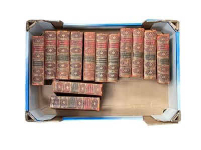 Lot 231 - 13 x leather bound Waverly novels