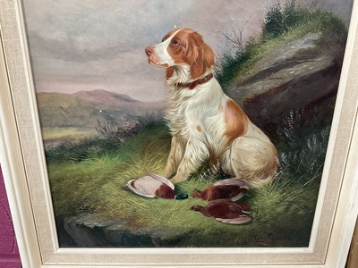 Lot 911 - Colin Graeme Row (1858-1910) oil on canvas - The Days Bag, 51cm x 41cm, framed